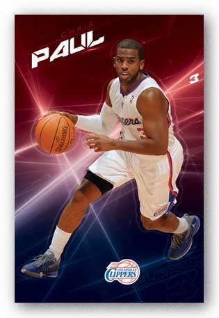 (22x34) Los Angeles Clippers Chris Paul Sports Poster