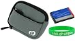 2n1 Neoprene Sleeve (Cool Grey) Case and NB-6L 1000mAh Li-Ion Battery for Canon PowerShot SD3500IS 14.1 MP Digital Camera Pink