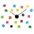 Karlsson Wall Clock DIY Dice Multicolor