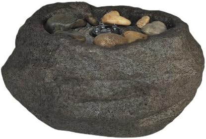Astonica 40201148 LED Lighted Small Rock Water Fountain