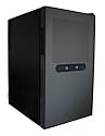 AMSTYLE Design Minikühlschrank 48 Liter - 18 Flaschen 8°C-18°C - 2-Zonen Minibar