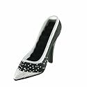 Black & White Shoe Ring Holder 6"
