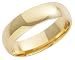 9ct Yellow Gold Gents 6mm Heavy Court-Shape Wedding Ring