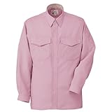 ミドリ安全 【マルチスペック作業服】 男女兼用 長袖シャツ RCS2475 ペールローズ M