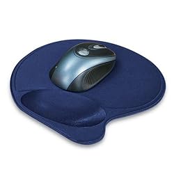 Kensington Wrist Pillow Mouse Pad with Wrist Rest in Blue  (L57803US)