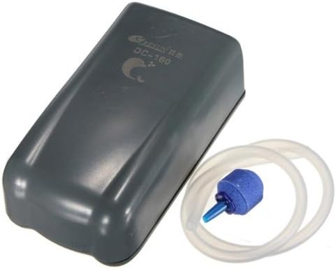 Resun DC Battery Portable Air Pump Fish Tank+ Air Stone Tube DC160