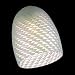 Monte Carlo MCG1018 White Iridescent Fan Light Kit Glassware