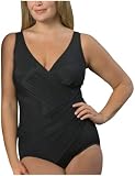 Miraclesuit Women's Plus Size Oceanus One Piece Swimsuit, Black, Size 20W