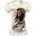 Bob Marley - Vintage Photo Womens T-Shirt in French Vanilla