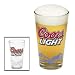 Coors Light Pint Glasses With New Cold Activated Mountains | Set of 4