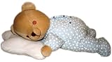 Soft Teddy Bear/Pillow, Moons & Stars Collection-blue