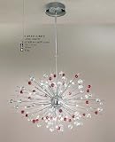 Explosion chandelier red by Kolarz - Top quality from Vienna