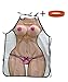 Dopobo Sexy Kitchen Apron Naked Lady Boobs Funny Creative Cooking Aprons for Women Ladies Girlfriend Gifts