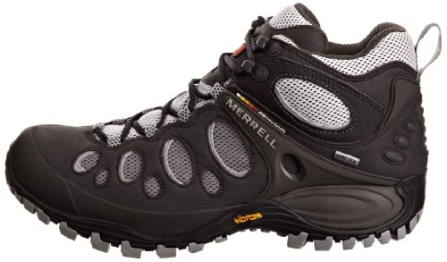 Merrell Men's Cham Evo Mid Syn Gtx Black/Charcoal Lace Up J584893 7 UK