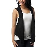 Xhilaration® Juniors Hooded Cardigan Sweater Vest - Black XXL