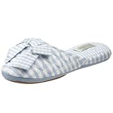 Patricia Green Womens Silk Check Slipper