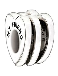 Authentic Chamilia Silver Sentiments Mother Daughter Friend Charm - 2010-3041
