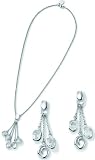 s.Oliver Set Halskette + Ohrschmuck Sterlingsilber 925 45cm 232401