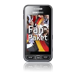 Samsung S5230 Star Smartphone (Touchscreen Display, 3 Megapixel Kamera, Bluetooth) Fan-Edition noble-black