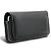 Horizontal Leather Case for Samsung Omnia i900, Black
