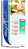 Elegant Touch Decorated French Glue On False Nails - Perfect Petals 