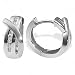 goldmaid - Co O4545S - Boucles d'Oreilles Femme - Argent fin 925/1000 -  14 Oxydes de Zirconium - Blanc - 4,2 g