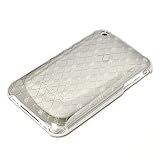 CaseCrown iPhone 3G 3GS Metallic Stitch Case (Silver)