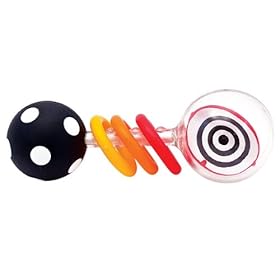 Sassy Spin Shine Rattle Developmental Toy