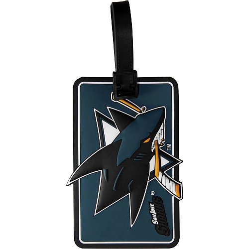 Jf Sports San Jose Sharks Luggage Tag 2-Pack JF Sports San Jose Sharks Luggage Tag 2-Pack