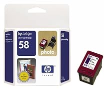 Original HP 58 Photo Ink Cartridge in Retail Packaging
