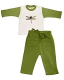 Positively Organic - Junior Varsity Outfit Gift Set, 3T, Olive - Dragonfly