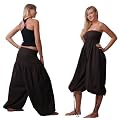 2in1 Overall Aladinhose Pluderhose Haremshose Hippie Goa Psy Catsuit