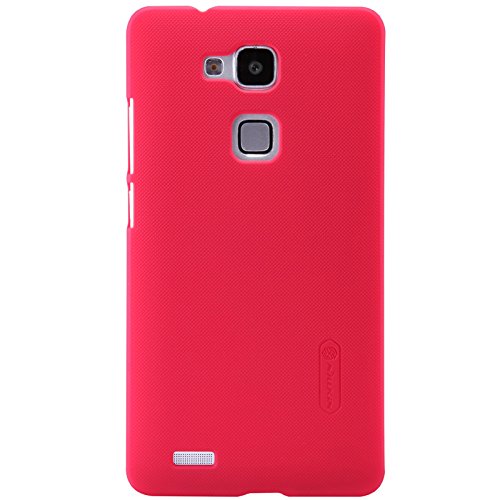 IVSO Huawei Ascend Mate 7 Super Matte Shield Cover High Quality Case+ Crystal Clear Screen Protector -will only fit Huawei Ascend Mate 7 Smartphone (Red)