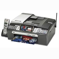 Brother MFC-885CW Photo Color All-in-One with Wireless Networking and 5.8 GHz Cordless Phone