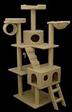 Pet Supplies : 73"S Cat Furniture Tree House Condo Scratcher
