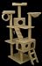 73S Cat Furniture Tree House Condo Scratcher