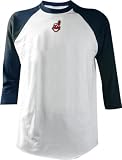 Cleveland Indians Youth 3/4 Raglan Sleeve Sport Shirt