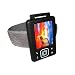BLACK Jogging Armband & Skin Case Cover for Creative Zen & Zen MX 4gb 8gb 16gb & 32gb + Screen Protector & Belt Clip