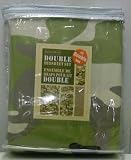 Blankets & Beyond Full (Double-size) Sheet Set Camouflage in Green, Gray, Black, Cream