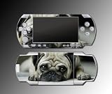 Pug Dog Puppy Cute Pet Animal Game Vinyl Decal Skin Protector Cover Kit #13 Sony PSP 1000 Playstation Portable
