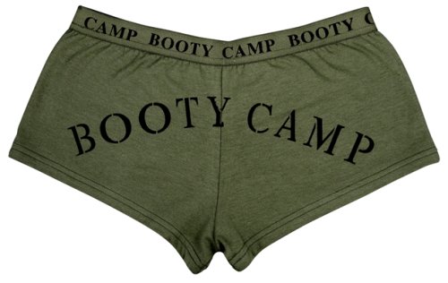Buy Women’s “Booty Camp” Booty Shorts Underwear in Olive