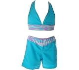 Review   / Tuga Girls' Surfer Girl 3 Piece Suit Board Shorts