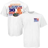Florida Gators vs. Tennessee Volunteers White Bragging Rights Score T-shirt
