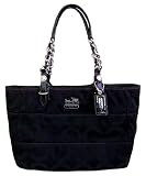 Coach Tribeca Op Art East West Tote Black