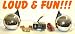 Dual Chrome Snail Horns with Remote Box-12 Sound-NEW