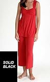 MARRIKAS BAMBOO FIBER PAJAMAS SMALL BLACK (6-8)