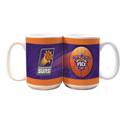 NBA Phoenix Suns 2 Pack 15oz White SportsBall Mug
