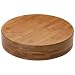 MIU 12-Inch Round Flat Grain Bamboo Chopping Board