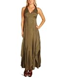 Full Circle Dellamax-M Maxi Dress Moss Size 10