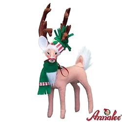 8" Shimmermint Reindeer By Annalee